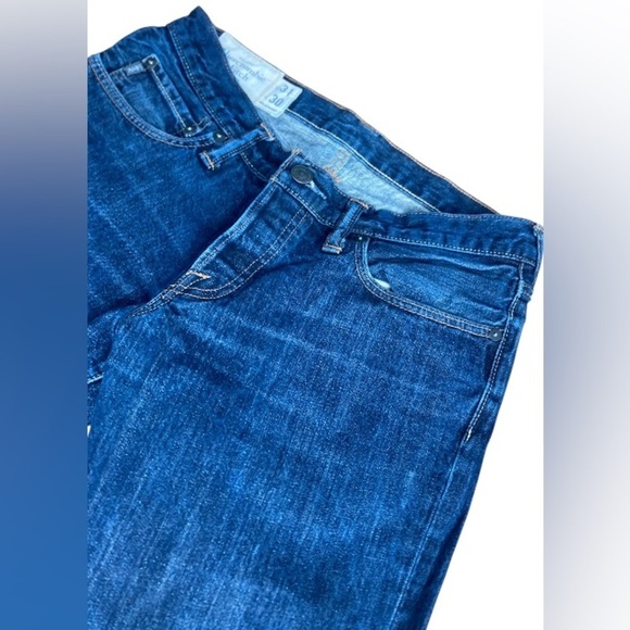 Abercrombie & Fitch 1892 Jeans Men’s 31x30 Relaxed Fit Button Fly Blue Denim - Picture 2 of 7